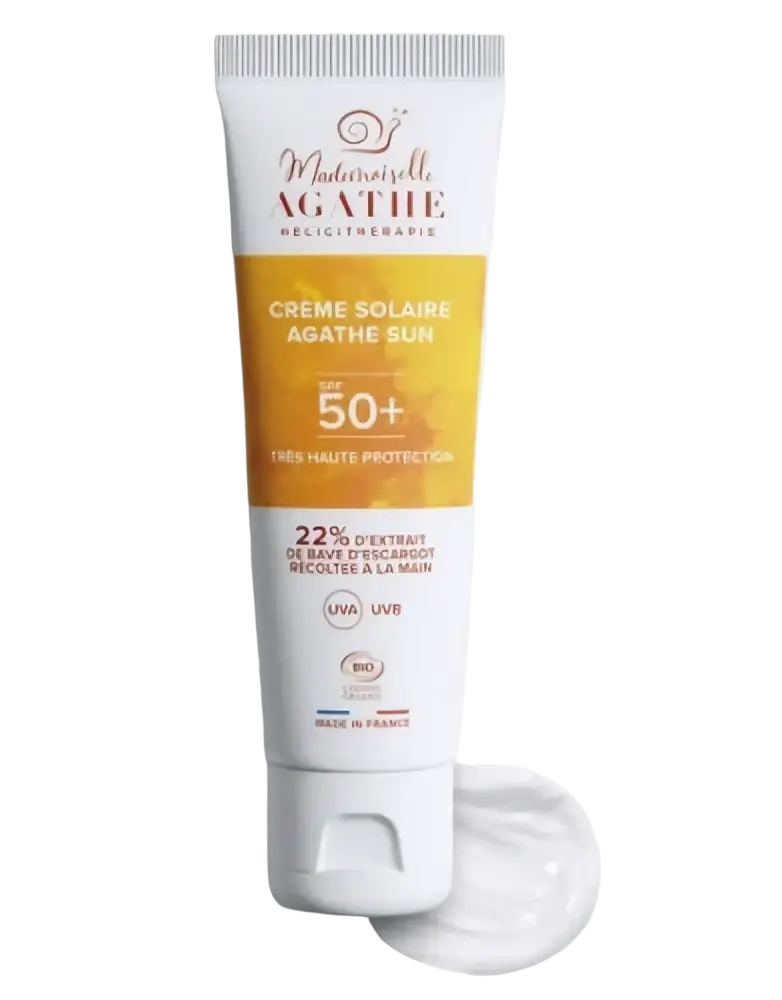 Zertifizierter Bio-Sonnenschutz - ungetönter Lichtschutzfaktor 50+ Natürliche Sonnenschutzcreme