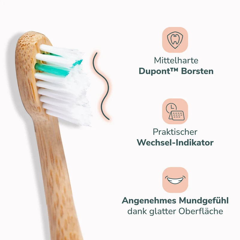 Bambus Bürstenkopf Mittel